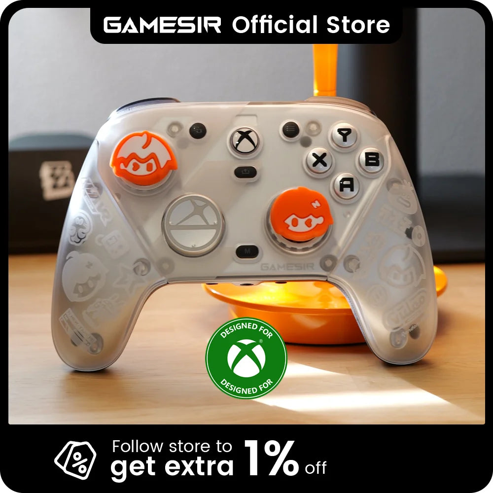 Wireless game controller and charging dock