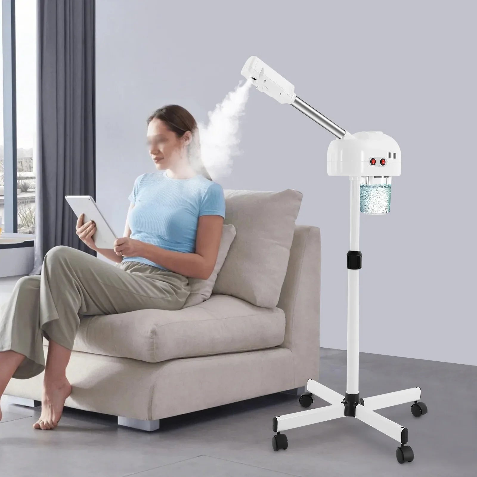 Ozone-infused Facial Steamer Skin Care Equipment Skin Moisture Remove Dirt & Oil From Pores for Salon Beauty & Spa & Home